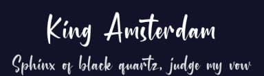King Amsterdam by Letterrendra — Script Handwritten Font — thumbnail 2