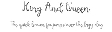 King And Queen by Hardiboy Design — Script Handwritten Font — thumbnail 1