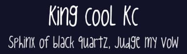 King CooL KC by Kimberly Geswein — Script Handwritten Font — thumbnail 2
