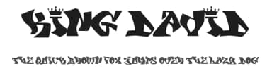 King David by Urban Hook-Upz — Script Handwritten Font — thumbnail 1