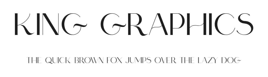 King Graphics by Wildan Type — Sans Serif Font
