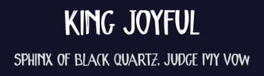 King Joyful by Sixtwenty Studio — Script Handwritten Font — thumbnail 2