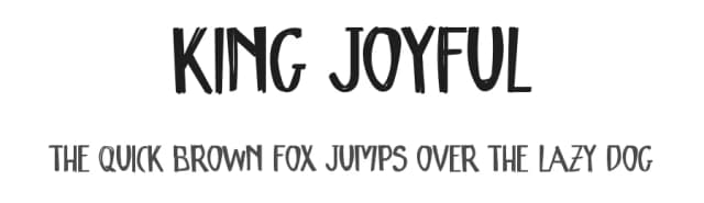 King Joyful by Sixtwenty Studio — Script Handwritten Font