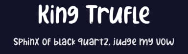 King Trufle by Tezar Tantular — Script Handwritten Font — thumbnail 2