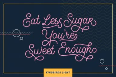 Kingbirds Script Font by letterhend — Script Handwritten Font — thumbnail 5