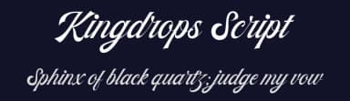 Kingdrops Script by Letterhend Studio — Script Handwritten Font — thumbnail 2