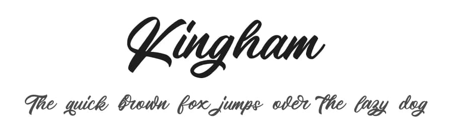 Kingham by Alpaprana Studio — Script Handwritten Font