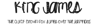 King James by Des Gomez — Script Handwritten Font — thumbnail 1