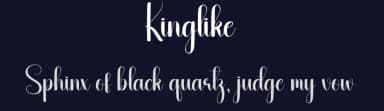 Kinglike by Andi Moz — Script Handwritten Font — thumbnail 2
