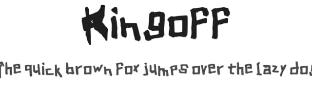 Kingoff by Michal Král — Script Handwritten Font