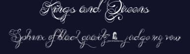 Kings and Queens by JSH creates — Script Handwritten Font — thumbnail 2