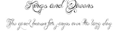 Kings and Queens by JSH creates — Script Handwritten Font — thumbnail 1