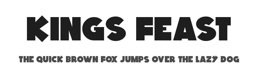 Kings Feast by Hawtpixel — Sans Serif Font