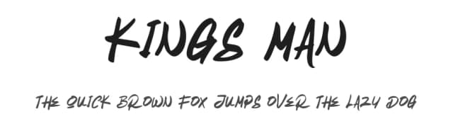 Kings Man by Tigadestd — Script Handwritten Font