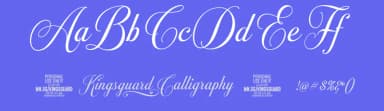 Kingsguard Calligraphy by Måns Grebäck — Script Handwritten Font — thumbnail 3