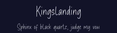 Kingslanding by Timur Type — Script Handwritten Font — thumbnail 2