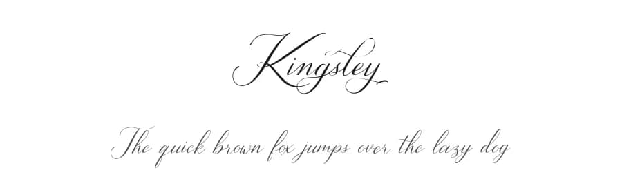 Kingsley by Heinzel Std — Script Handwritten Font