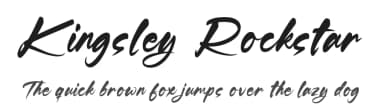 Kingsley Rockstar by Letterena Studios — Script Handwritten Font — thumbnail 1