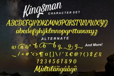 Kingsman Font by Mindtype Co. — Script Handwritten Font — thumbnail 9
