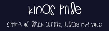 Kings Pride by Des Gomez — Script Handwritten Font — thumbnail 2