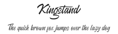 Kingstand by Bluestype Studio — Script Handwritten Font — thumbnail 1