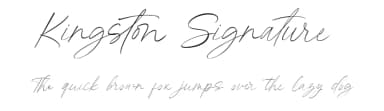 Kingston Signature by Alpaprana Studio — Script Handwritten Font — thumbnail 1