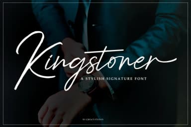 Kingstoner Font by Great Studio — Script Handwritten Font — thumbnail 1