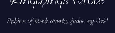 Kingthings Wrote by Kingthings — Script Handwritten Font — thumbnail 2