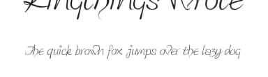Kingthings Wrote by Kingthings — Script Handwritten Font — thumbnail 1