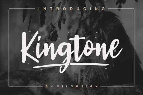Kingtone Font by Vilogsign — Script Handwritten Font