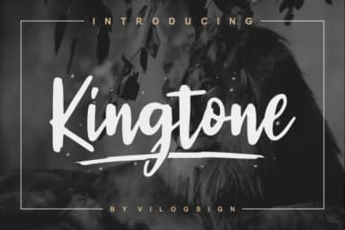 Kingtone Font by Vilogsign — Script Handwritten Font — thumbnail 1