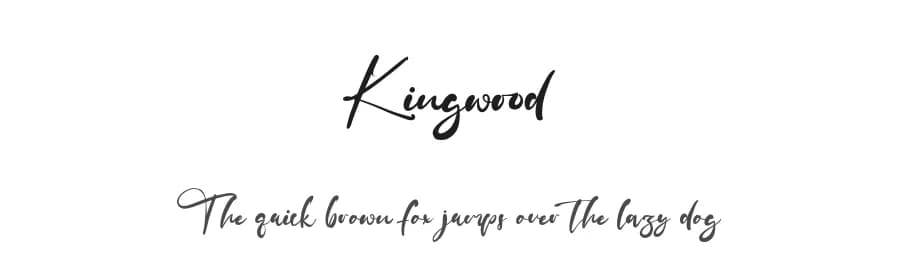 Kingwood by Vztype Studio — Script Handwritten Font