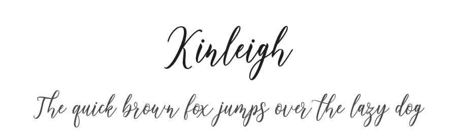 Kinleigh by Amarlettering - Takiy — Script Handwritten Font