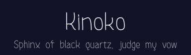 Kinoko by Motoki Higa — Script Handwritten Font — thumbnail 2