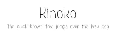 Kinoko by Motoki Higa — Script Handwritten Font — thumbnail 1