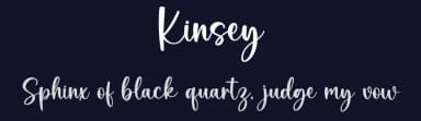 Kinsey by Graphix Line Studio — Script Handwritten Font — thumbnail 2