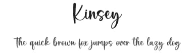 Kinsey by Graphix Line Studio — Script Handwritten Font — thumbnail 1
