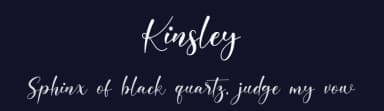 Kinsley by NanaNissa — Script Handwritten Font — thumbnail 2