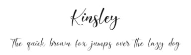 Kinsley by NanaNissa — Script Handwritten Font — thumbnail 1