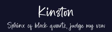 Kinston by Alpaprana Studio — Script Handwritten Font — thumbnail 2