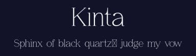 Kinta by Gholib Tammami — Serif Font — thumbnail 2