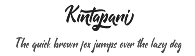 Kintapani by Typehand Studio — Script Handwritten Font