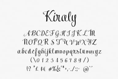 Kiraly Font by Digital Typeface Studio — Script Handwritten Font — thumbnail 2