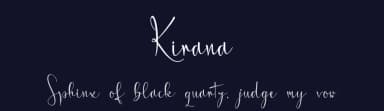Kirana by Harjuno Kristanto — Script Handwritten Font — thumbnail 2