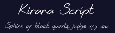 Kirana Script by Thomas Joko Purba — Script Handwritten Font — thumbnail 2