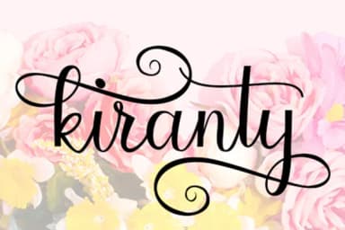 Kiranty Font by utopiabrand19 — Script Handwritten Font — thumbnail 4