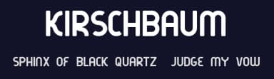 Kirschbaum by Alper Ide — Sans Serif Font — thumbnail 2