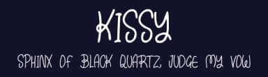Kissy by Hawtpixel — Script Handwritten Font — thumbnail 2