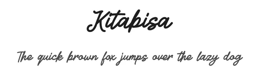 Kitabisa by Weape Studio — Script Handwritten Font