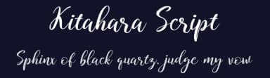 Kitahara Script by Balibilly Design — Script Handwritten Font — thumbnail 2